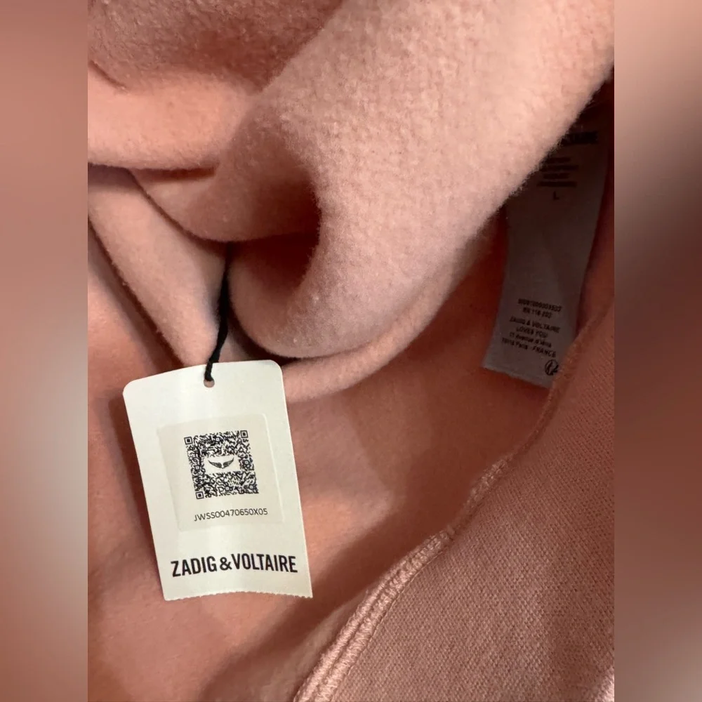 Zadig & Voltaire hoodie, new with tags from Paris - Picture 4 of 11
